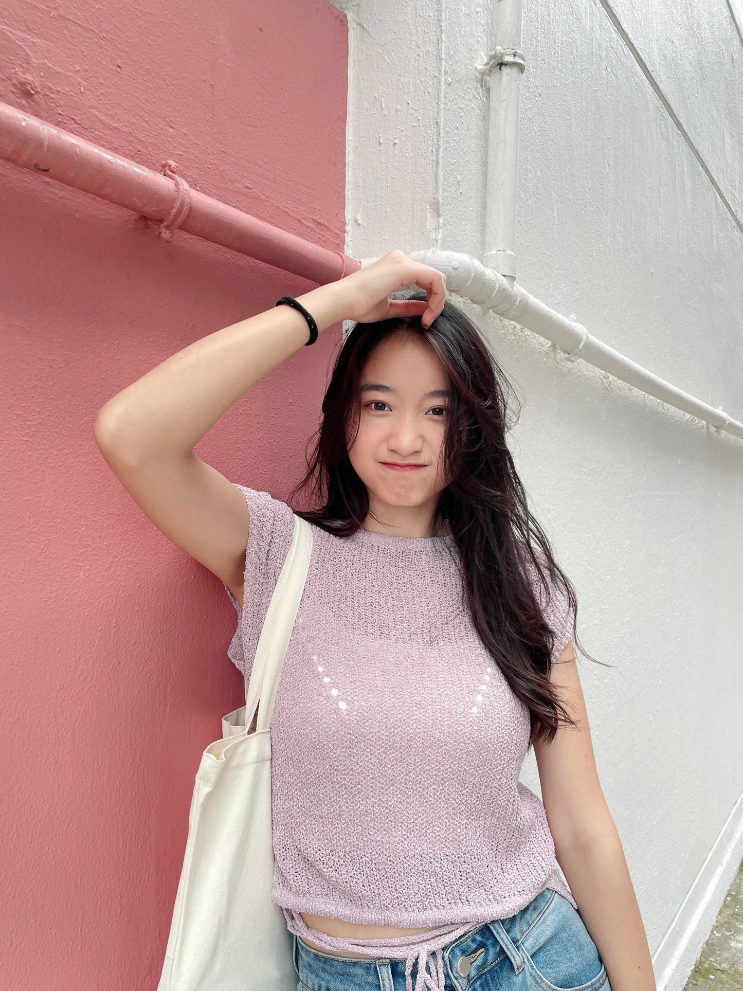 夏日透氣針織背心