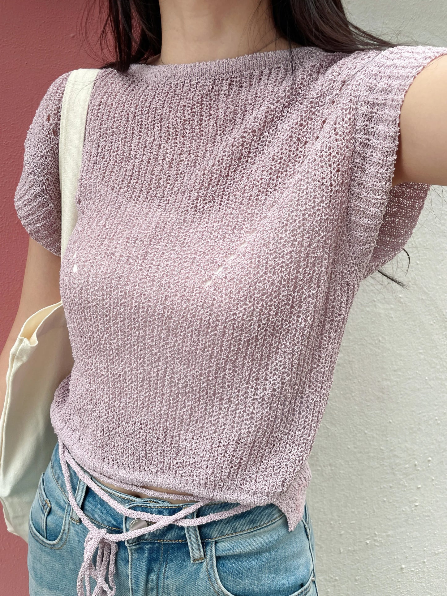 夏日透氣針織背心