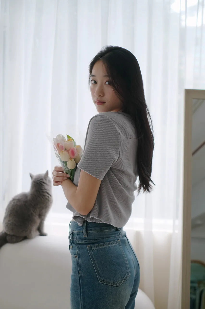 混色背心外套SET